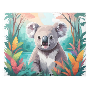 Koala Vector Art Animal in de majestueuze Natuur Notitieblok