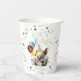 Koala Verjaardag Papier Cups Papieren Bekers