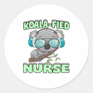 Koala-verpleegster Ronde Sticker