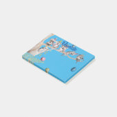 Koala Waterverf Kunst Vrouwen Naam Post Post-it® Notes (Schuin)