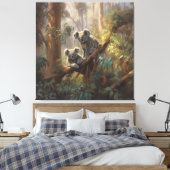 Koala Woud Dromen Canvas Afdruk (Insitu (Slaapkamer))