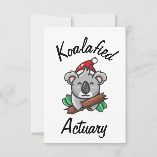 Koalafied Actuaris Kaart (Voorkant)