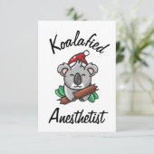 Koalafied Anesthesist Kaart (Staand voorkant)