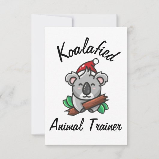Koalafied Animal Trainer Kaart (Voorkant)