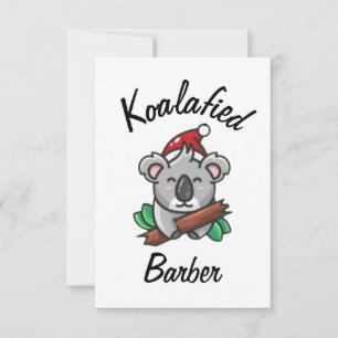 Koalafied Barber Kaart