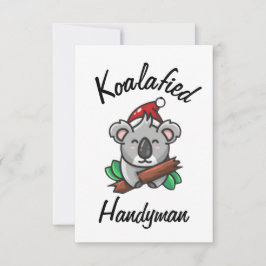 Koalafied Handyman Kaart