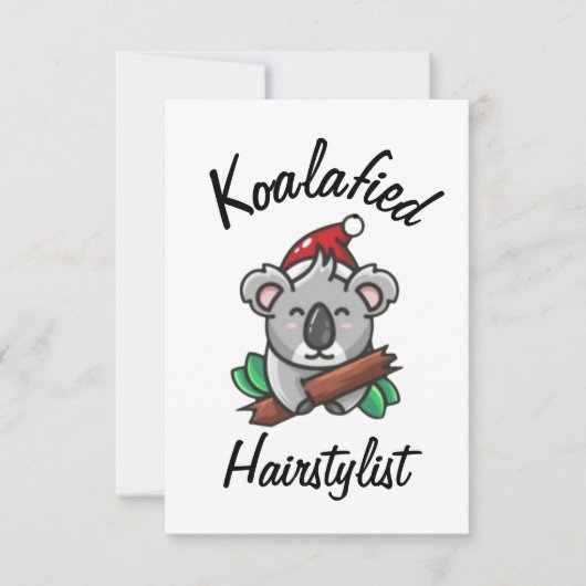 Koalafied Kapsalonkaart Kaart (Voorkant)