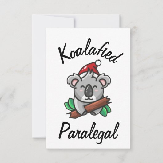 Koalafied paralegal kaart (Voorkant)