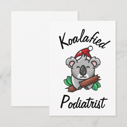 Koalafied Podoloog Kaart (Voorkant / Achterkant)