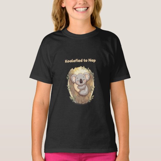 "Koalafied pour la sieste – T-Shirt Mignon Koala E (Devant)