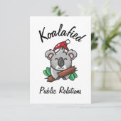 Koalafied Public Relations Kaart (Staand voorkant)
