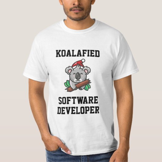 Koalafied Software Developer T-Shirt (Voorkant)