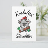 Koalafied Stoomleidingtechnicus Kaart (Staand voorkant)