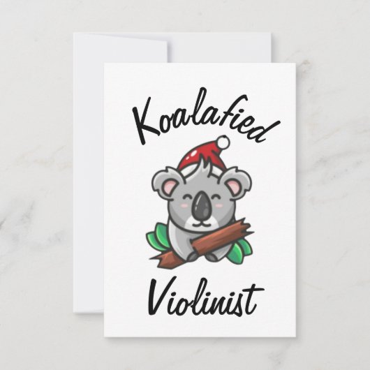 Koalafied Violist Kaart (Voorkant)