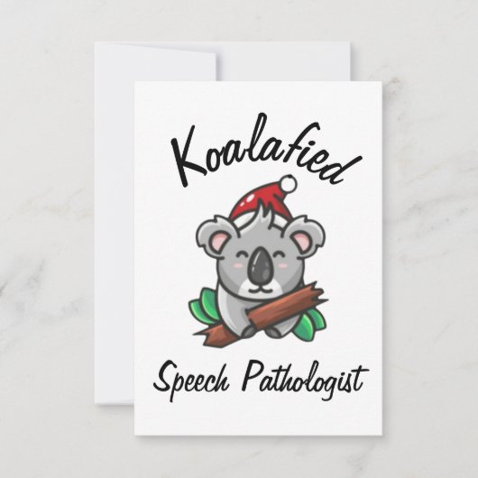 Koalageworden Logopedist kaart (Voorkant)