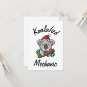 Koalageworden monteur kaart (Voorkant / Achterkant in situ)
