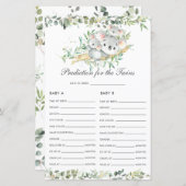 Koalas Baby Green Prediction voor Twins Activiteit (Voorkant / Achterkant)