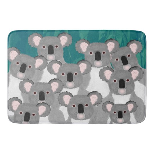 Koalas Bath Mat (Voorkant)