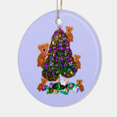 Koalas Kerstochtendversieringen Keramisch Ornament (Links)