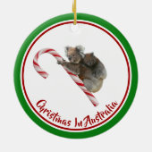 Koala's op snoepriet in Down Under  Keramisch Ornament (Achterkant)