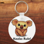 Koalas-regel! Sleutelhanger (Voorkant)