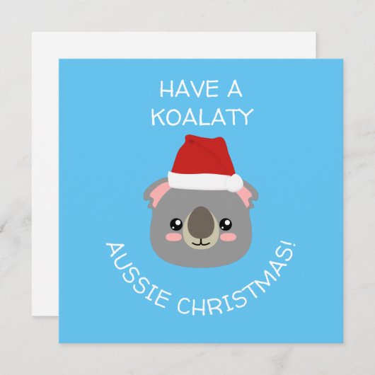 Koalaty Aussie Kerstmis (Voorkant / Achterkant)