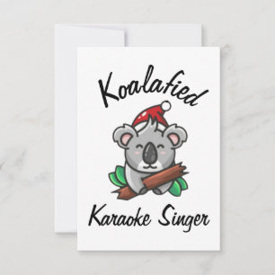 Koalaverdachte  Karaoke Zanger Kaart