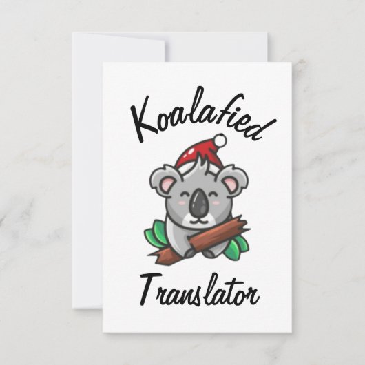 Koalaverters Vertalerkaart Kaart (Voorkant)