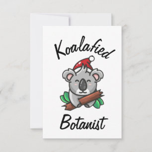 Koalavormige botanist kaart