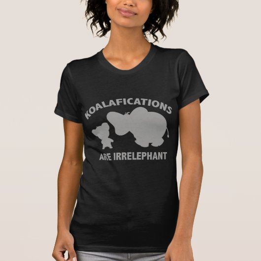 Koalificaties zijn niet relevant t-shirt (Voorkant)