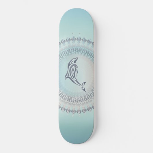 Koastal van strand Dolphin Mandala Skateboard (Voorkant)