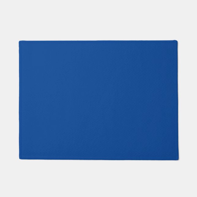 Kobalt blauw deurmat (Voorkant)