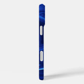 Kobalt blauwe achtergrond getextureerde handgemaak Case-Mate iPhone case (Achterkant / Rechts)