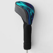 Kobalt Blue Agate Golfheadcover (Schuin)