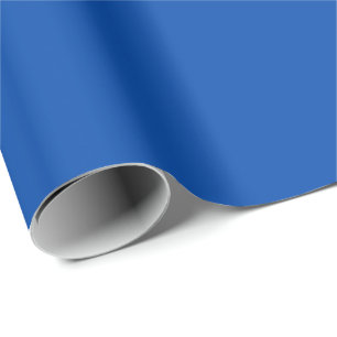 Kobalt Blue Color Solid minimalist Elegant Cadeaupapier