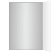 Kobalt Blue en Silver Floral Reception Table Kaart (Binnen (Links))