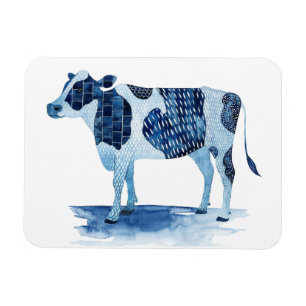 Kobalt Blue Farm Animals - Koe Magneet
