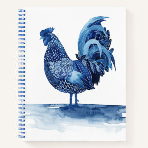 Kobalt Blue Farm Animals - Rooster Notitieboek