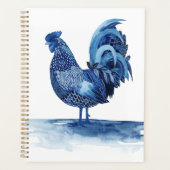 Kobalt Blue Farm Animals - Rooster Planner (Voorkant)