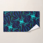 Kobalt Blue Fractal Bad Handdoek (Handdoek)