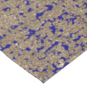 Kobalt Blue Glitter Ombre Gradient Tafelkleed (Gekanteld)