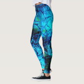 Kobalt Blue Ocean Floor Water Texture Leggings (Links)