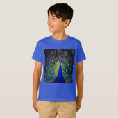 Kobalt Blue Peacock T-shirt (Voorkant volledig)