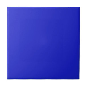 Kobalt Blue Solid Color Tile Tegeltje