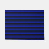 Kobalt Blue Stripe Deurmat (Voorkant)