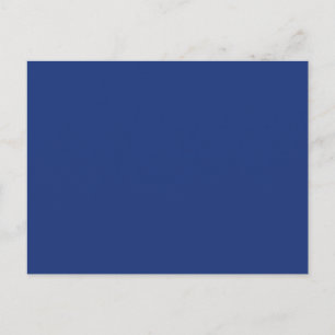 Kobalt donkerblauwe, Solid Trend Color Achtergrond Briefkaart
