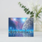 Kobalt Island Cities of the Future Briefkaart (Staand voorkant)