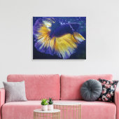 Kobalt, Mannelijke Betta Premium Verpakt Canvas (Insitu (Woonkamer))