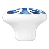 Kobalt Tegel II Keramische Knop (Zijkant)