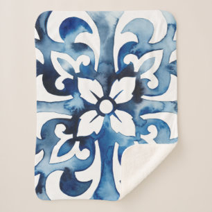 Kobalt Tegel II Sherpa Deken